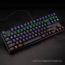 RGB gamer Backlit Wired Gaming  With multimedia function keys Mechanical Keyboards